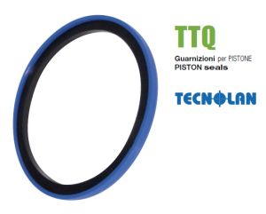 Hydraulic piston seal  TTQ 120x99x10.5 NBR70 + PU92 up to 400 bar GUARNITEC/Italy