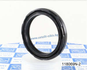 Oil seal  AS (113)  50x68x9 R NBR with felt SOG/TW, for transmission of MITSUBISHI , MUSASHI  F4171 ,MH034146