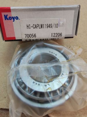 Bearing  LM11949/LM11910 ( 19.05X45.237X15.494 ) KOYO/Japan, Agco 330255X1,70327527; CASE 6518115R91,651814R1; CNH 83910704,83910705,83992410 ;Ford 204E1216A,81708395,8A1217B,D5NN1217A; GREAT PLAINS 822-045C,822-050C; John Deere JD8188,JD8226,JD8906; Mass